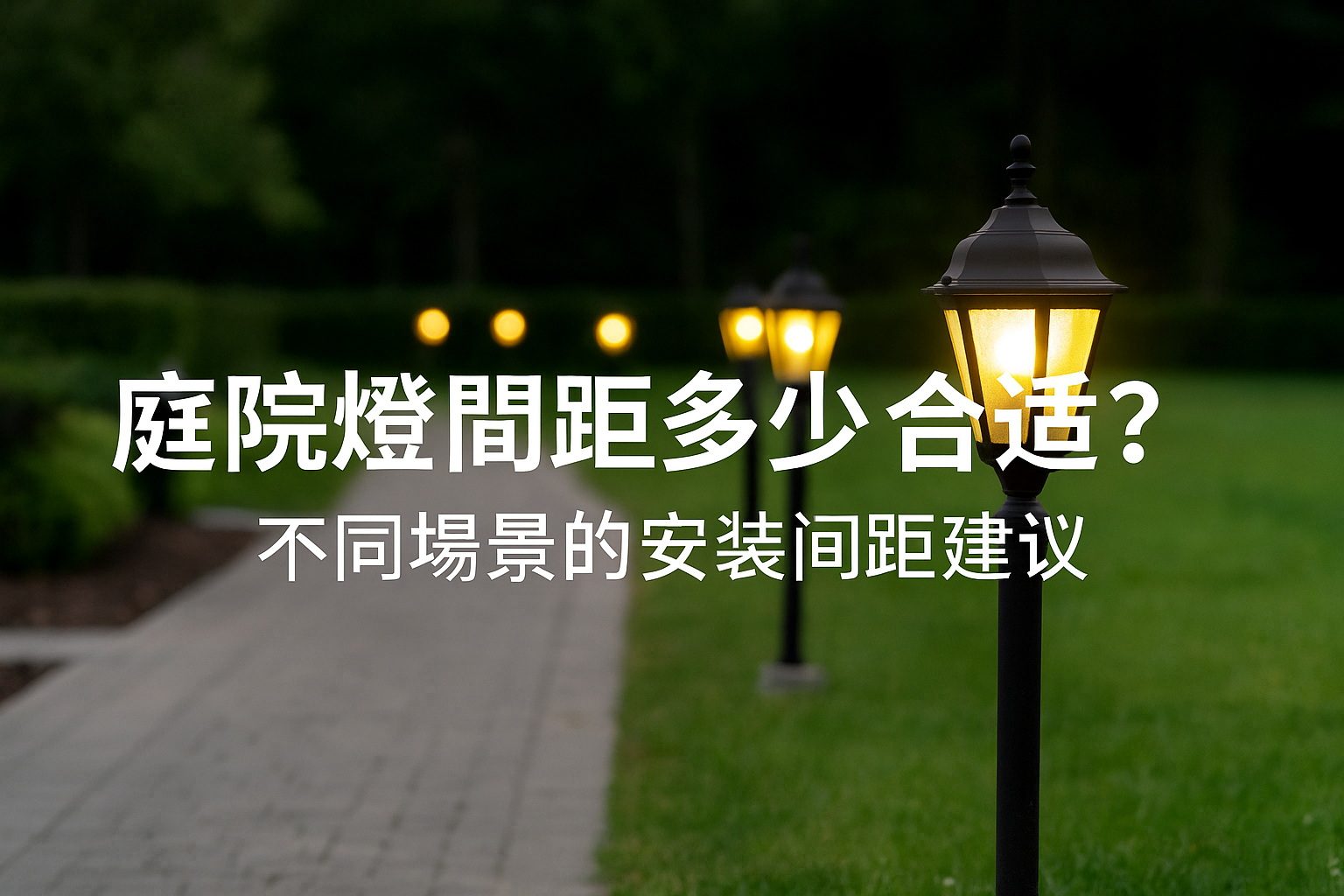 庭院燈間距主題圖