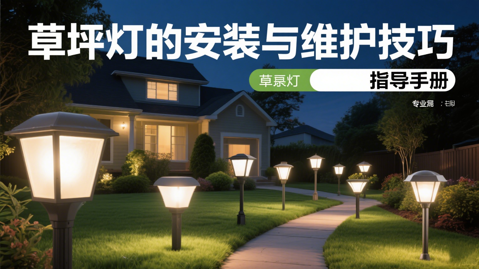 草坪燈的安裝與維護(hù)技巧 封面圖